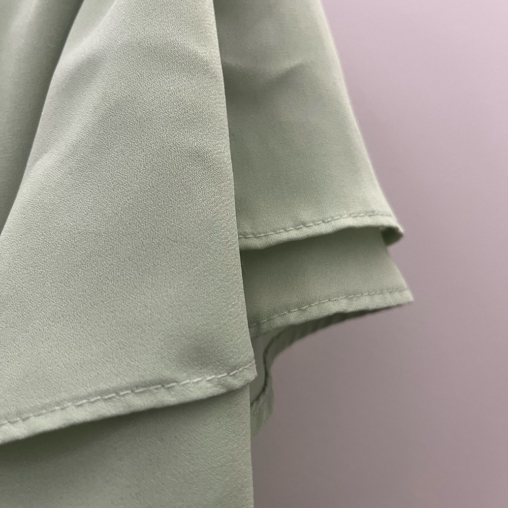 Layered split sleeve solid top XS - Picture 7 of 9